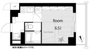 メイツ品川南【10階】の間取り