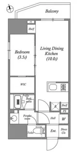 ニド上野【11階】の間取り