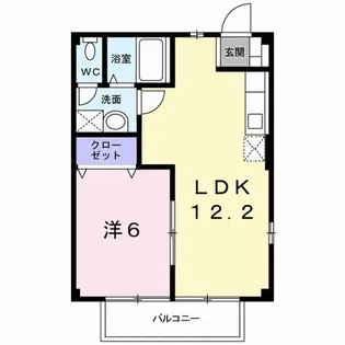 ジュネス文京A【1階】の間取り