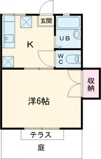 コーポ榛名【1階】の間取り