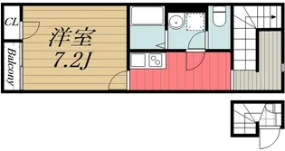 千葉県千葉市稲毛区天台2【アパート】の間取り