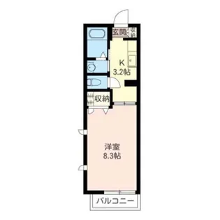 ボナールS【1階】の間取り