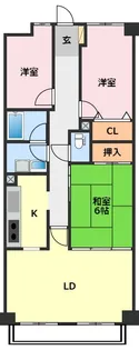 千葉県柏市明原2【マンション】の間取り