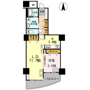 品川シーサイドビュータワーII【20階】の間取り