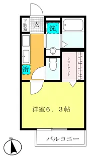 ブランシェIII【2階】の間取り
