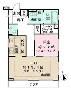 フェルメール【1階】の間取り