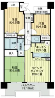 レクセルプラザ西川口【6階】の間取り