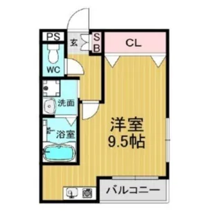 大阪府堺市堺区向陵西町1【アパート】の間取り
