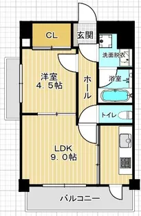 BUREEDS大橋【5階】の間取り