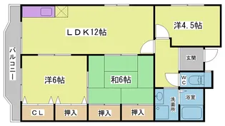 第3森本マンション【3階】の間取り