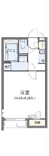 クレイノ前川3【2階】の間取り