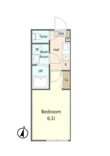 ガルネリ鶴ヶ峰【3階】の間取り