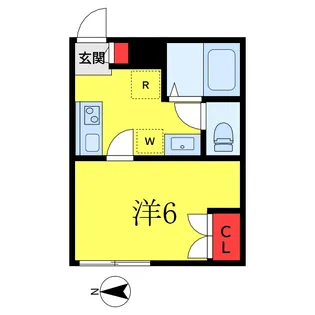 早稲田鶴巻町IMAハウスの間取り