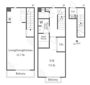 Lapule Meguroの間取り