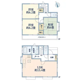 東京都武蔵野市西久保1【一戸建】の間取り