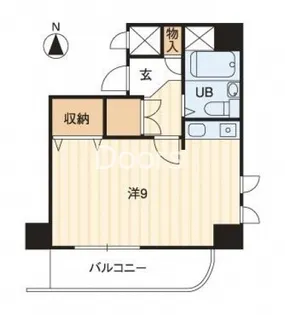 岡山県岡山市北区京町【マンション】の間取り