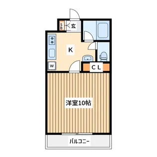 グリューネバルト【2階】の間取り