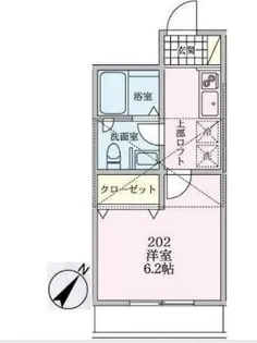読売ランド前エスケーハウス【2階】の間取り