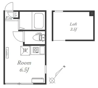 レオポルダ桜木町【1階】の間取り