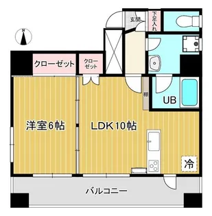 シャローグラス【6階】の間取り
