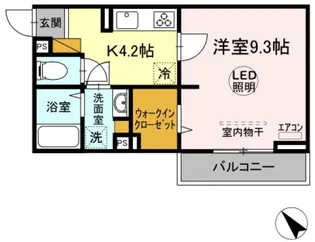 D-room八千代台【2階】の間取り