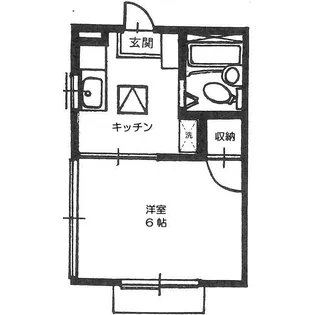 ハイツ山根【1階】の間取り