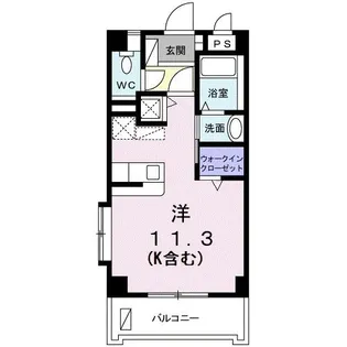 ニューアメニティービラ壺屋【3階】の間取り