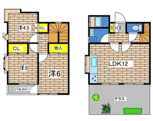 神奈川県横浜市戸塚区上柏尾町【一戸建】の間取り