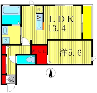 グリーンゲイブルズ【2階】の間取り
