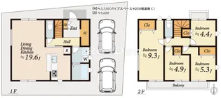 東京都八王子市中野上町4【一戸建】の間取り