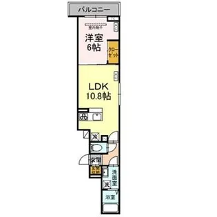 東京都小平市花小金井南町2【アパート】の間取り