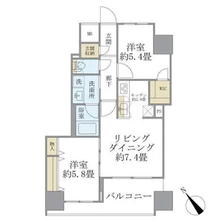 東京都豊島区南長崎5【マンション】の間取り