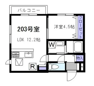 ベルハイム南千束【2階】の間取り