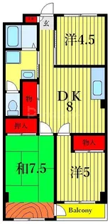 第二プラムフラワーガーデン【1階】の間取り