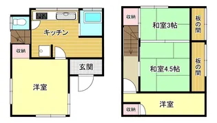 千葉県松戸市西馬橋3【一戸建】の間取り