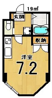 セイクラム桂【3階】の間取り