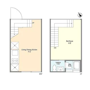 神宮前マンションの間取り