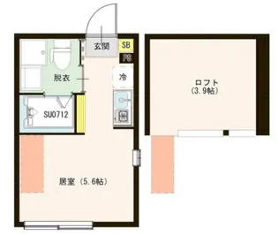 ハーモニーテラス高松I【2階】の間取り