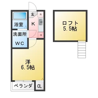 Lusent Rim【2階】の間取り
