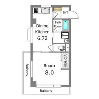 VILLA MADOKA【2階】の間取り