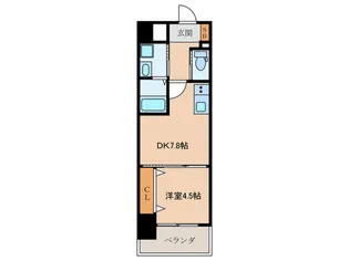 福岡県北九州市若松区本町2【マンション】の間取り