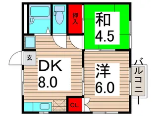 パ-クタウンアメニティ【1階】の間取り