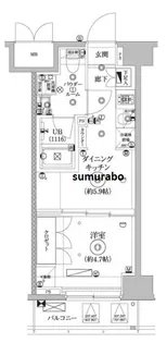 セジョリ墨田EASTIII【5階】の間取り