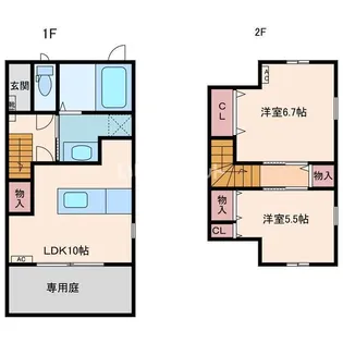 アンジュリンク【2階】の間取り