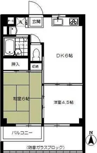 KフラットI【2階】の間取り