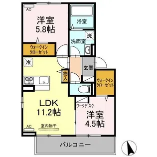 サン・アヴニール【3階】の間取り