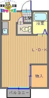 ウッディヒルズ辻町【1階】の間取り