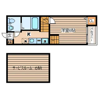 BrownSheep【1階】の間取り