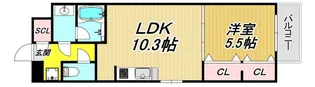 LA DOUCEUR西宮北口【5階】の間取り