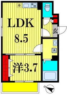 AJ南流山【1階】の間取り
